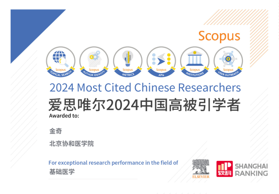 2024年度爱思唯尔-金奇